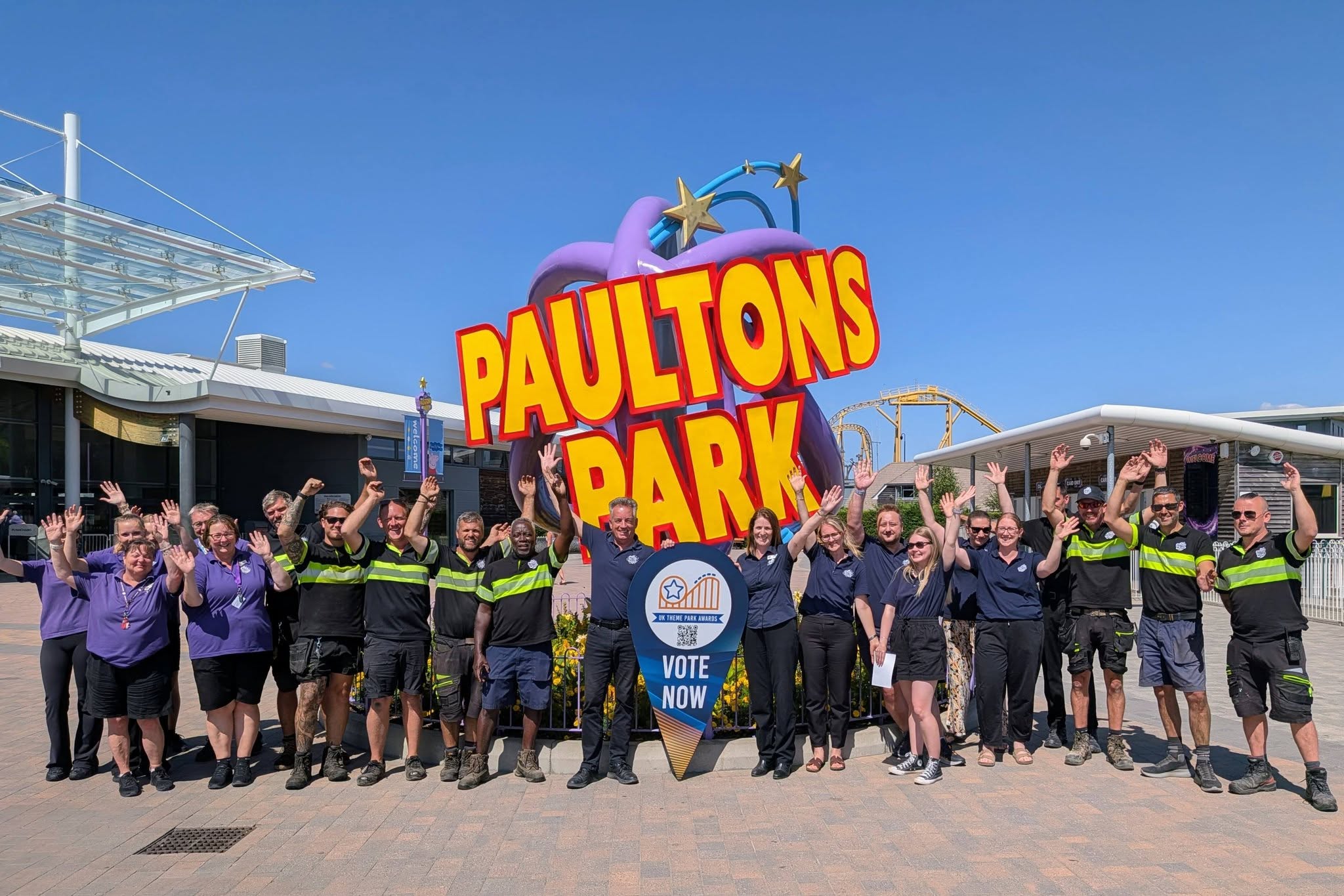 Paultons Park Welcomes UK Theme Park Awards "Vote Now" Tour as Voting Opens